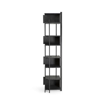 Abstract Column estante - Teca preta 203x49 cm - Ethnicraft