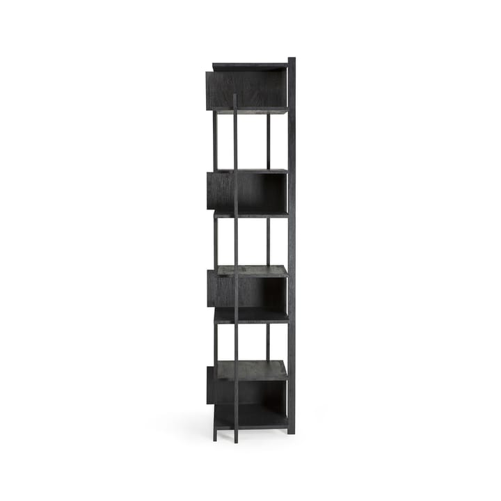 Abstract Column estante, Teca preta 203x49 cm Ethnicraft
