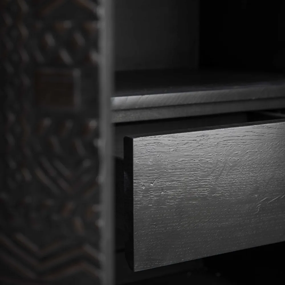 Ancestors Tabwa armário, Teak 3 portas-2 gavetas 126x180 Ethnicraft