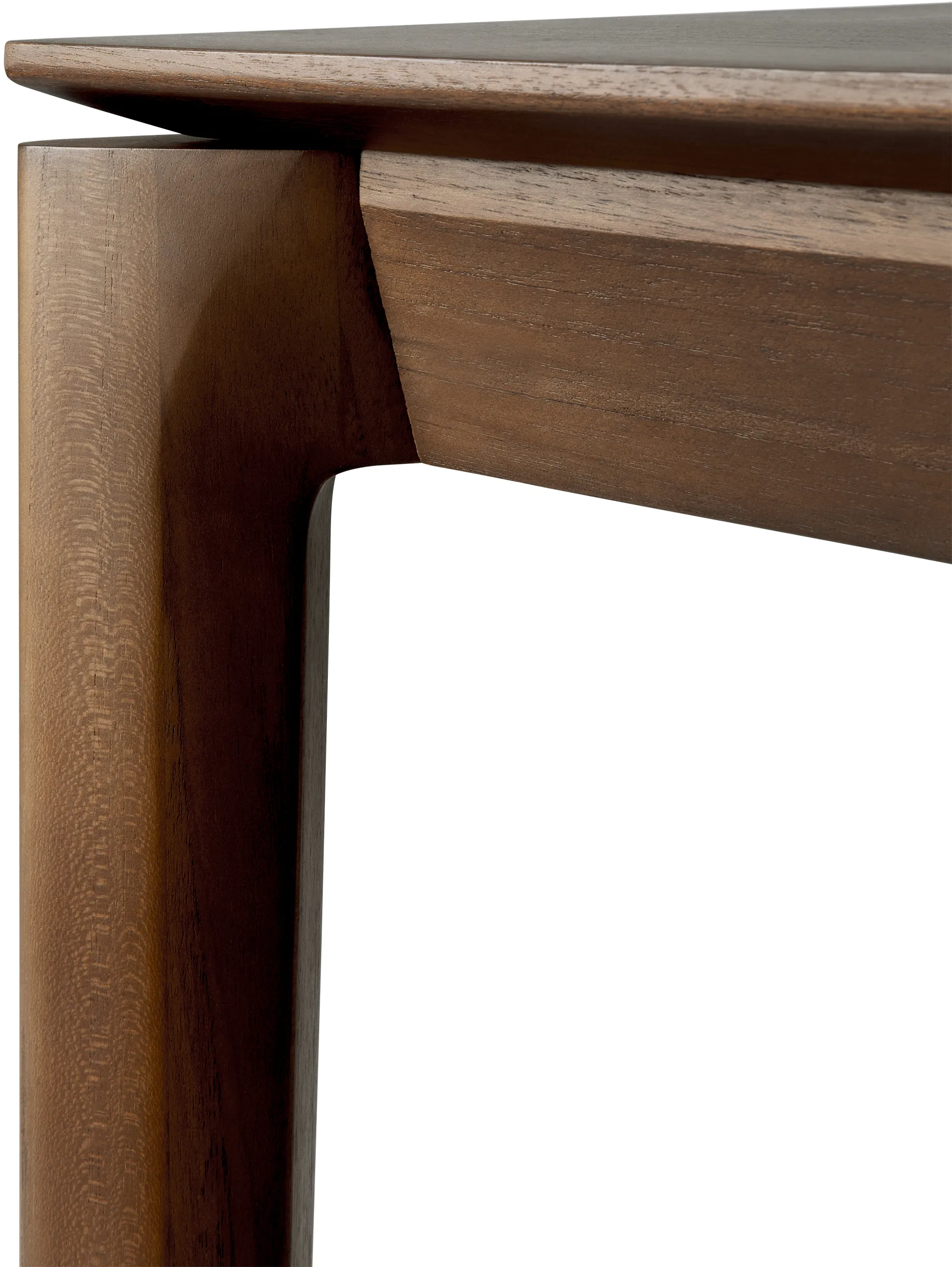 Bok banco, Teca envernizada escura 126 cm Ethnicraft