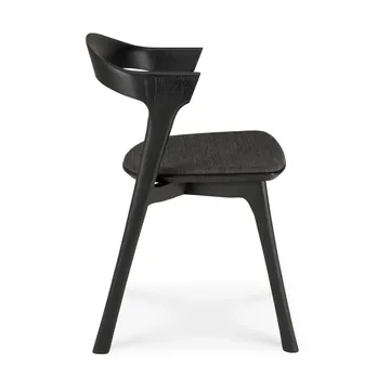 Bok cadeira - Carvalho castanho-tecido soft black - Ethnicraft