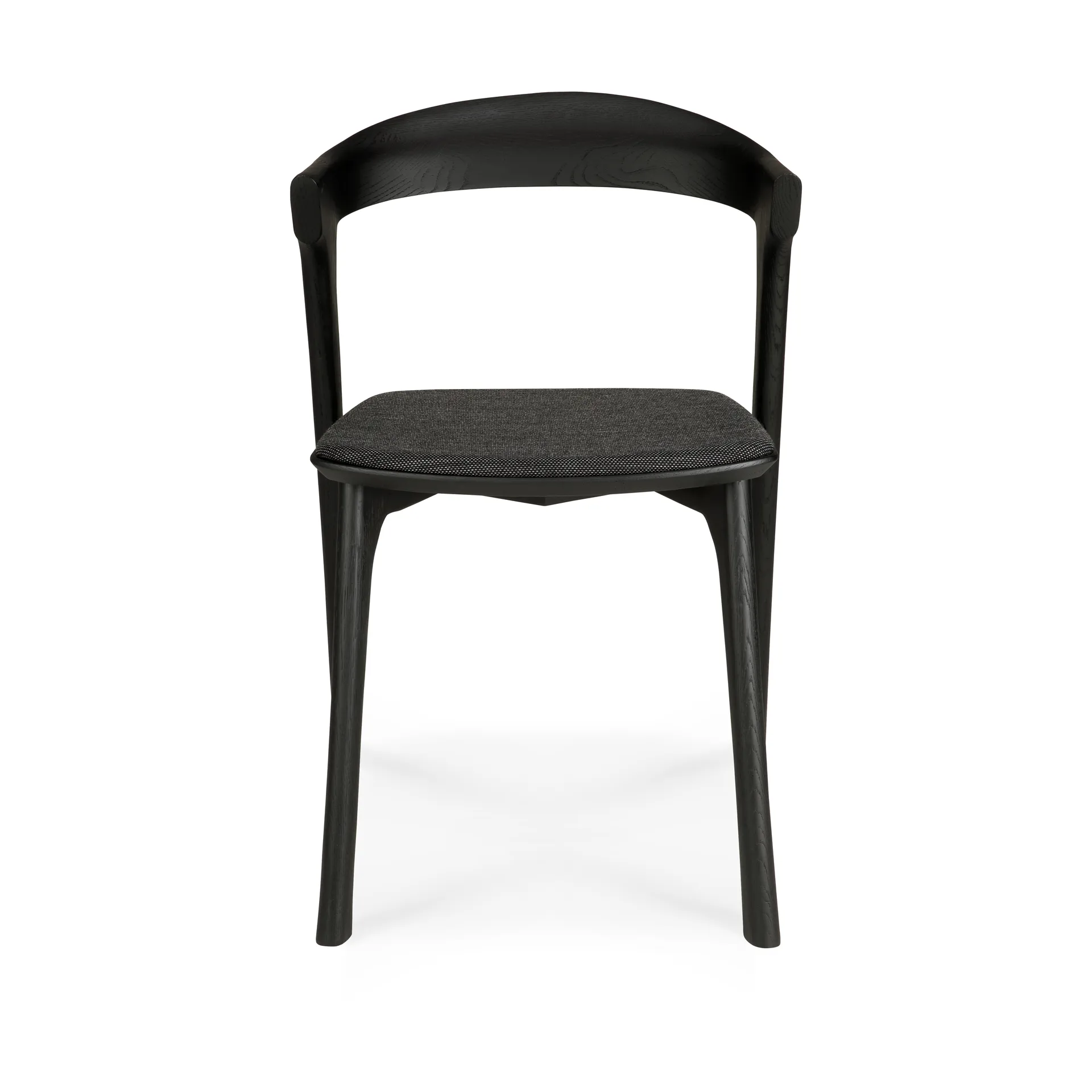 Bok cadeira, Carvalho castanho-tecido soft black Ethnicraft