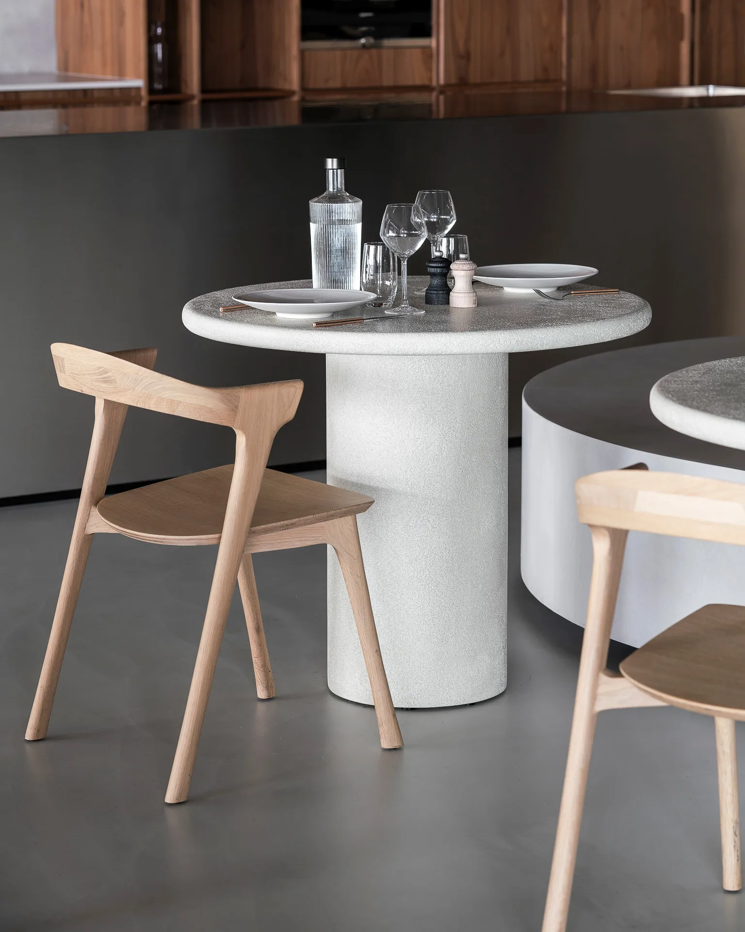 Bok cadeira, Carvalho envernizado com cera dura Ethnicraft