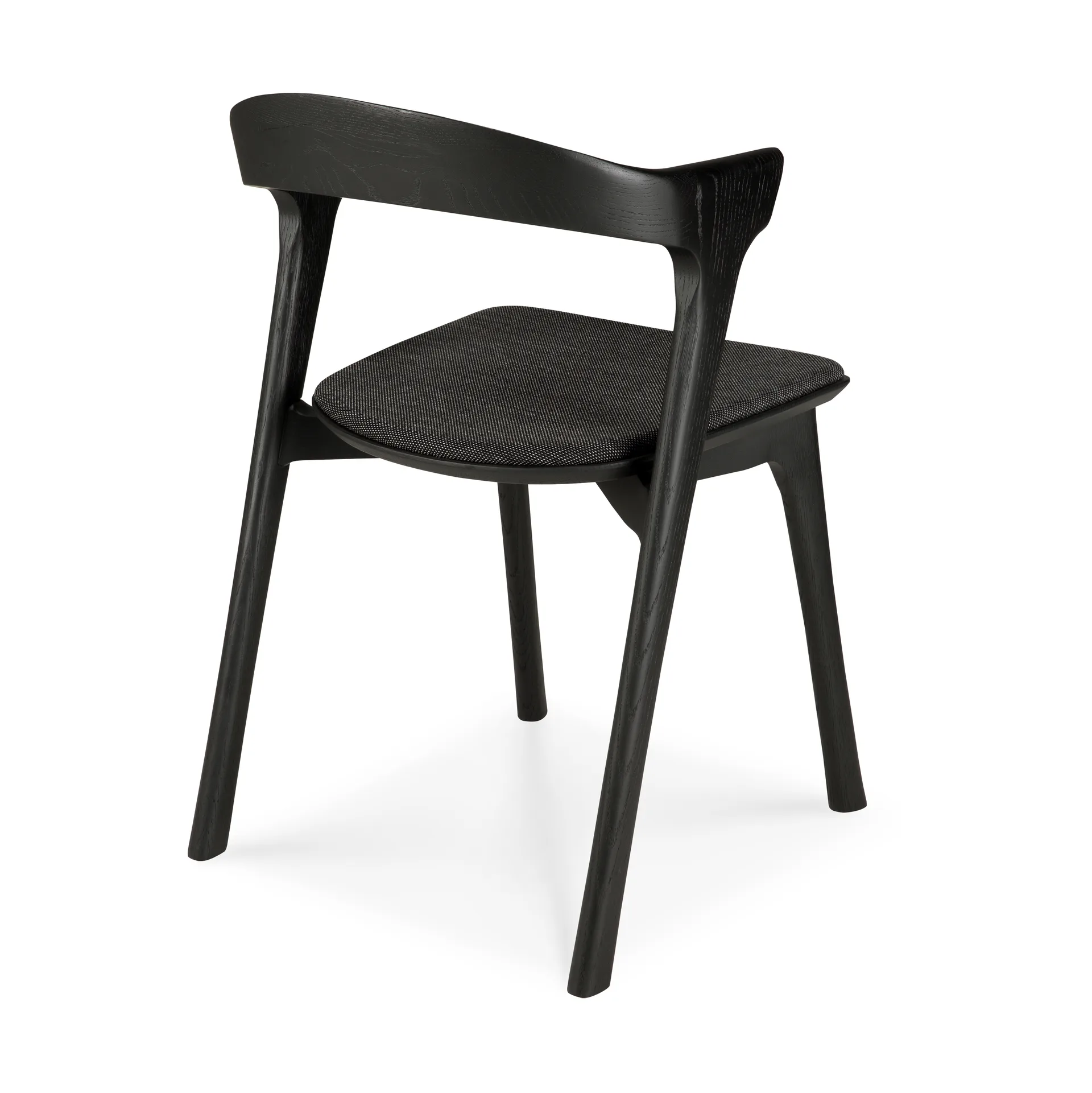 Bok cadeira, Carvalho preto-tecido soft black Ethnicraft