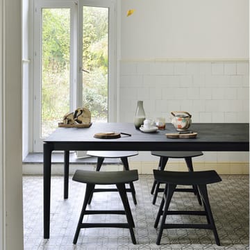 Bok mesa de jantar 160x80 cm - Carvalho envernizado preto - Ethnicraft
