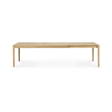 Bok mesa de jantar 200/300x100x76 cm - Carvalho envernizado com cera dura - Ethnicraft