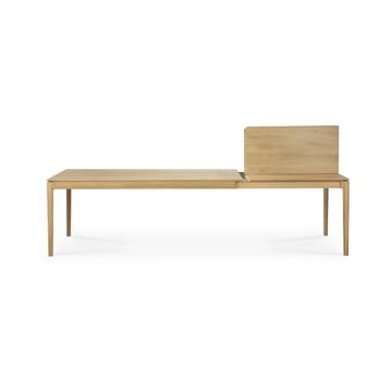 Bok mesa de jantar 200/300x100x76 cm - Carvalho envernizado com cera dura - Ethnicraft