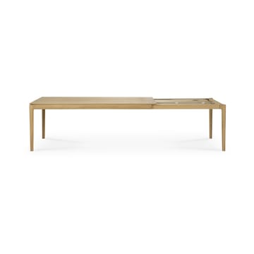 Bok mesa de jantar 200/300x100x76 cm - Carvalho envernizado com cera dura - Ethnicraft