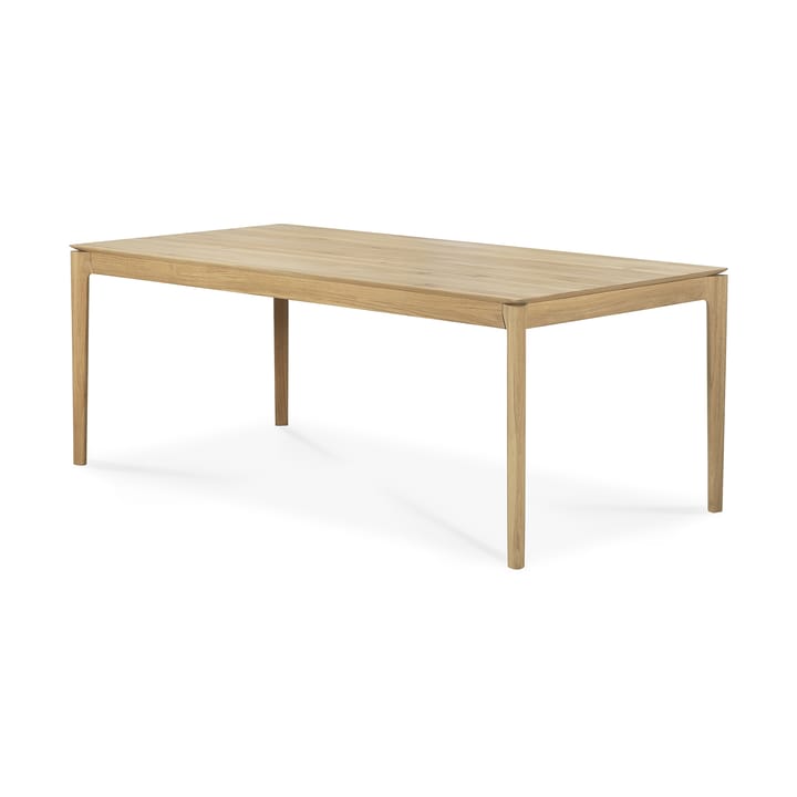 Bok mesa de jantar 200/300x100x76 cm, Carvalho envernizado com cera dura Ethnicraft