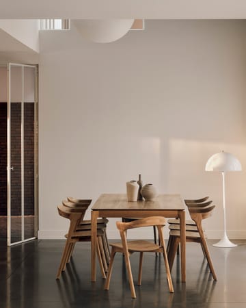 Bok mesa de jantar 200/300x100x76 cm - Carvalho envernizado com cera dura - Ethnicraft