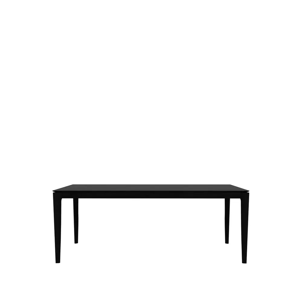 Bok mesa de jantar 200x95 cm, Carvalho envernizado preto Ethnicraft