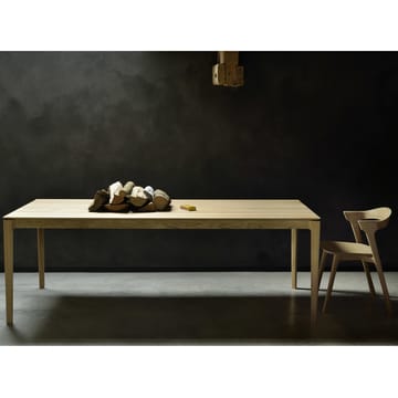 Bok mesa de jantar 220x95 cm - Carvalho envernizado com cera dura - Ethnicraft