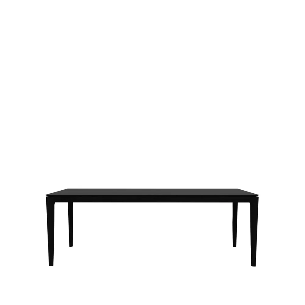Bok mesa de jantar 220x95 cm, Carvalho envernizado preto Ethnicraft