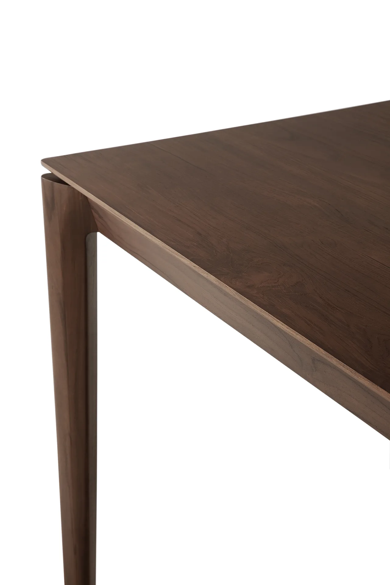 Bok mesa de jantar 240x100 cm, Lacado teca brown Ethnicraft