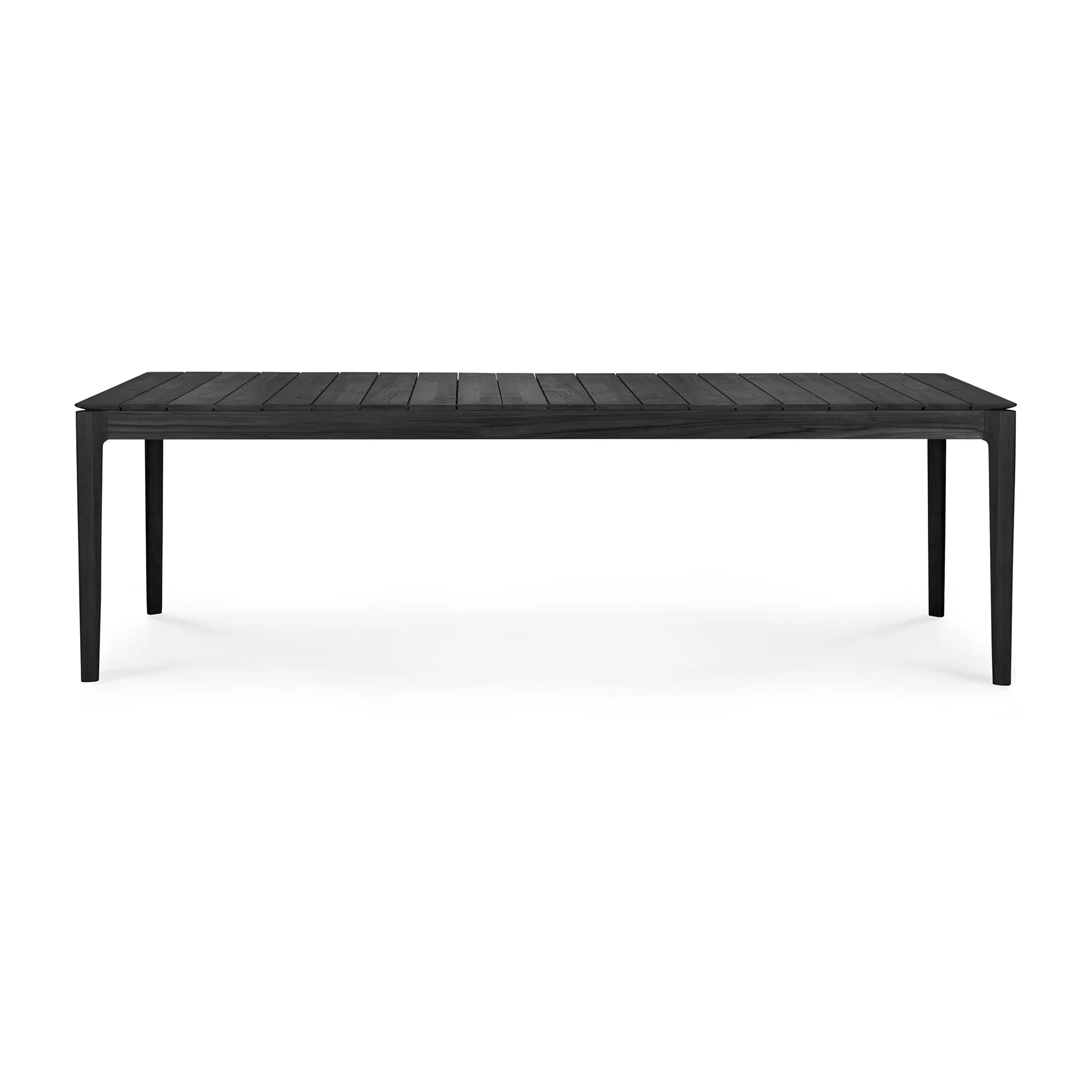 Bok outdoor mesa de jantar em teca tingida de preto, 250x100 cm Ethnicraft