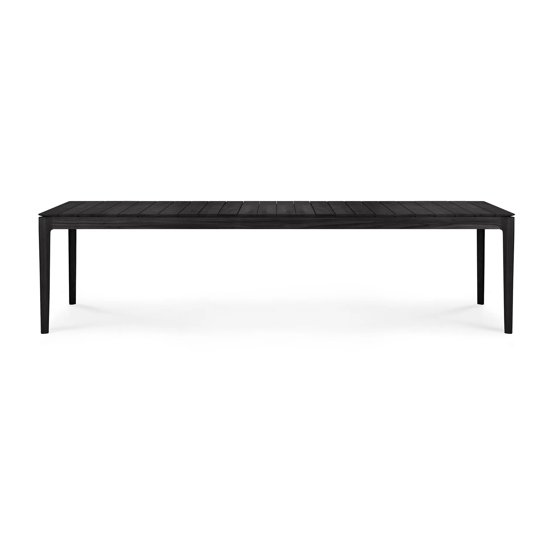 Bok outdoor mesa de jantar em teca tingida de preto, 300x110 cm Ethnicraft
