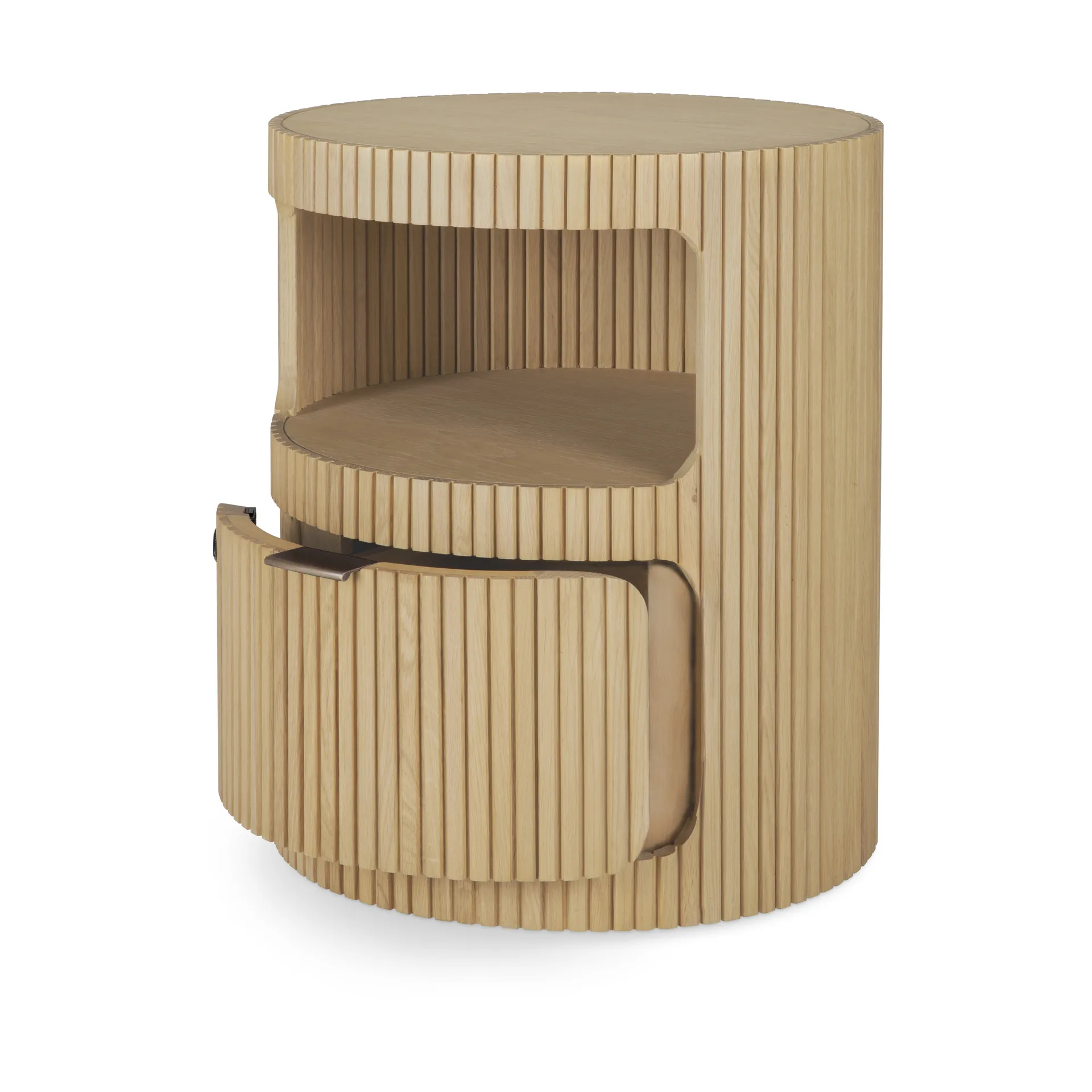 Boomerang hurts com fechadura , Carvalho, Ø45 cm Ethnicraft