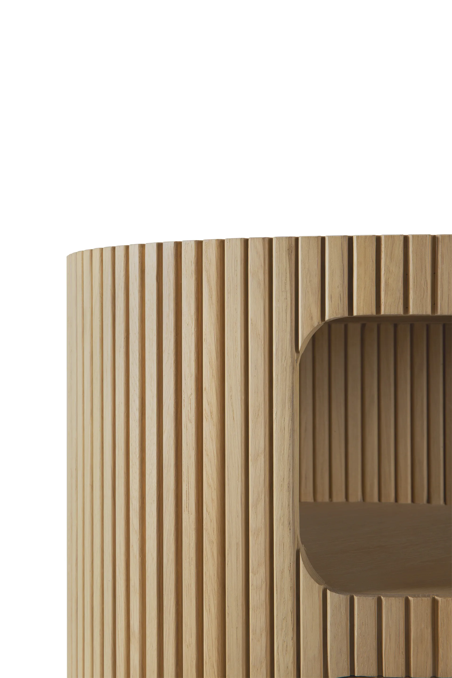 Boomerang hurts com fechadura , Carvalho, Ø45 cm Ethnicraft