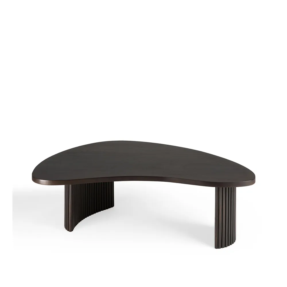 Boomerang mesa de centro, Mogno dark brown 90x61x29 cm Ethnicraft