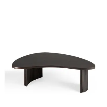 Boomerang mesa de centro - Mogno dark brown 90x61x29 cm - Ethnicraft