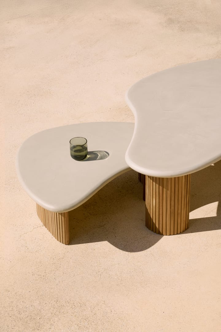 Boomerang mesa de centro, Teca, 90x61 cm Ethnicraft