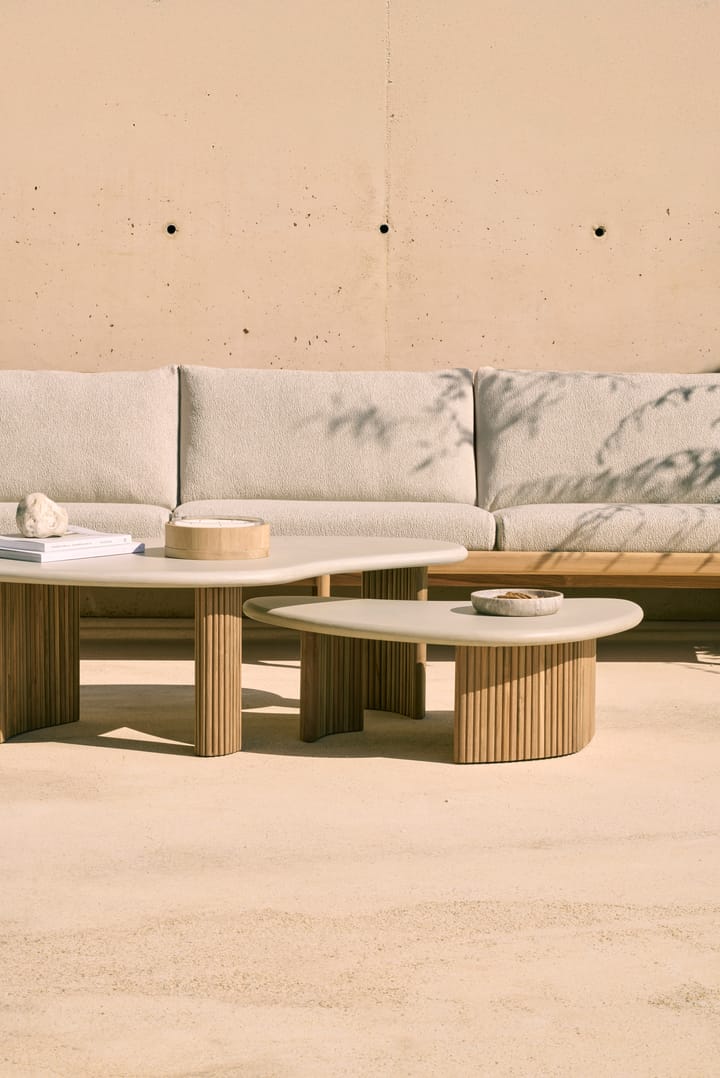 Boomerang mesa de centro, Teca, 90x61 cm Ethnicraft