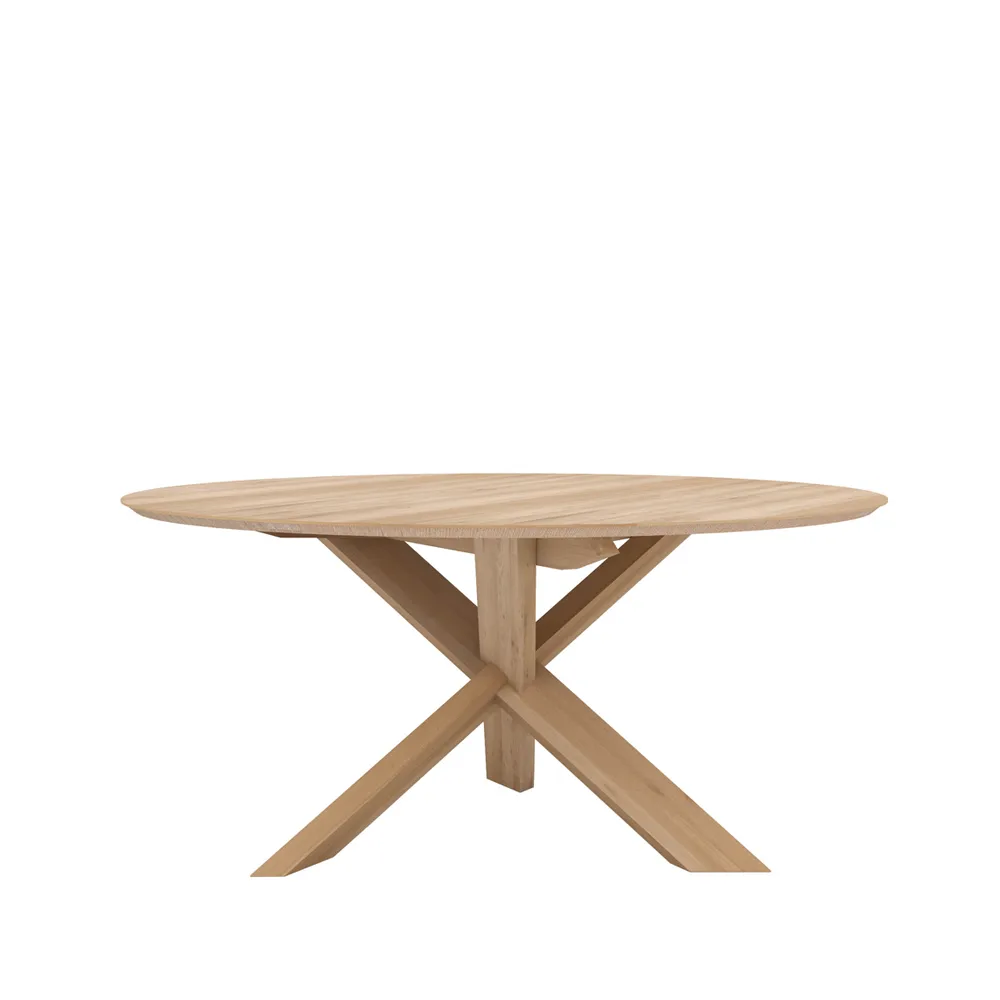 Circle mesa de jantar, Carvalho lacado ø163cm Ethnicraft