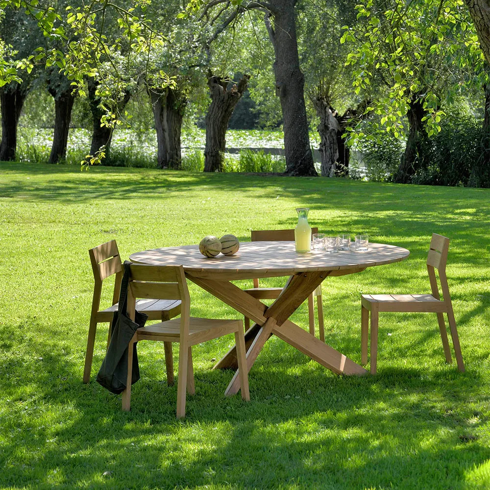 Ex 1 outdoor cadeira, Teca Ethnicraft