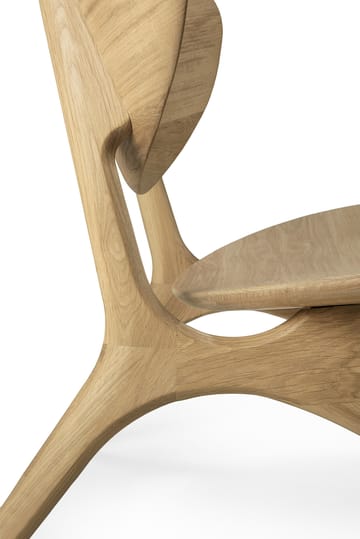 Eye poltrona de lounge - Carvalho envernizado com cera dura - Ethnicraft