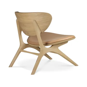 Eye poltrona de lounge - Carvalho lacado-couro Sienna - Ethnicraft