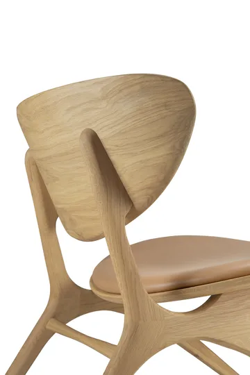 Eye poltrona de lounge - Carvalho lacado-couro Sienna - Ethnicraft