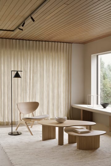 Eye poltrona de lounge - Carvalho, off white - Ethnicraft