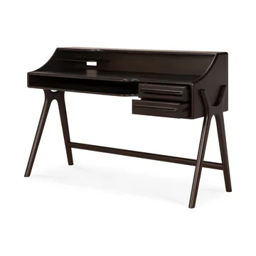 Flow secretária - Mogno castanho rosa, 140x55 cm - Ethnicraft