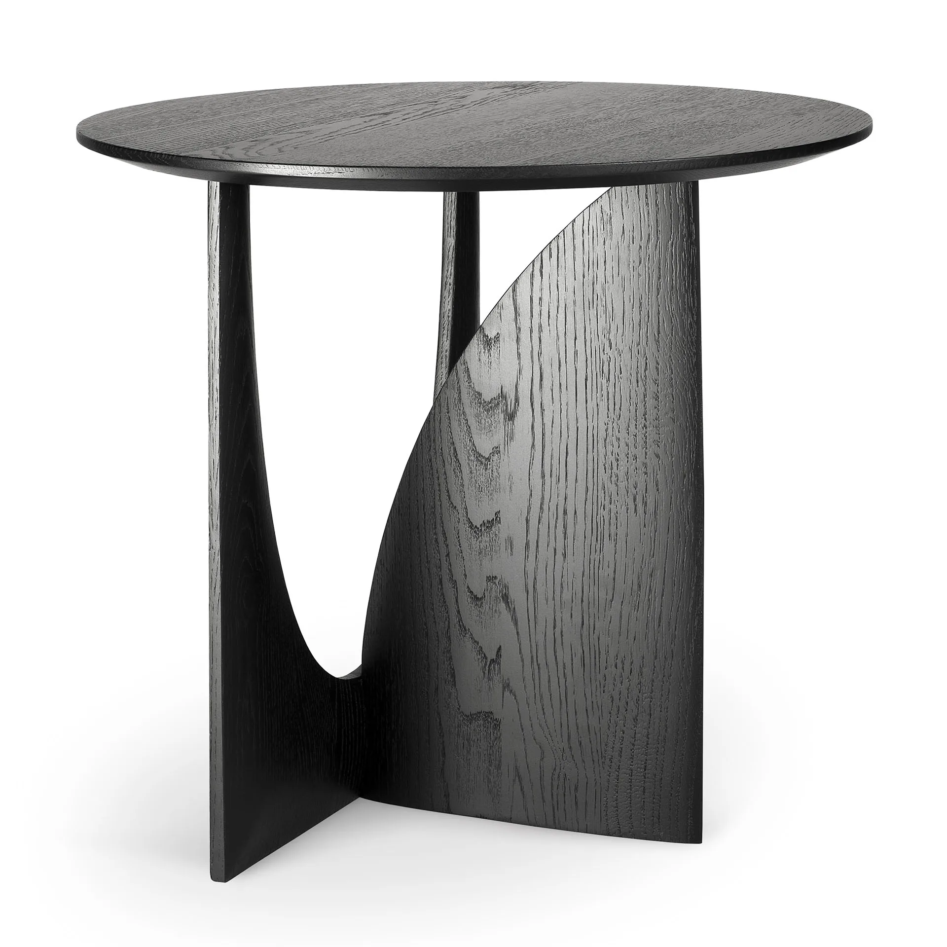 Geometric mesa de apoio, Carvalho preto Ø51 Ethnicraft