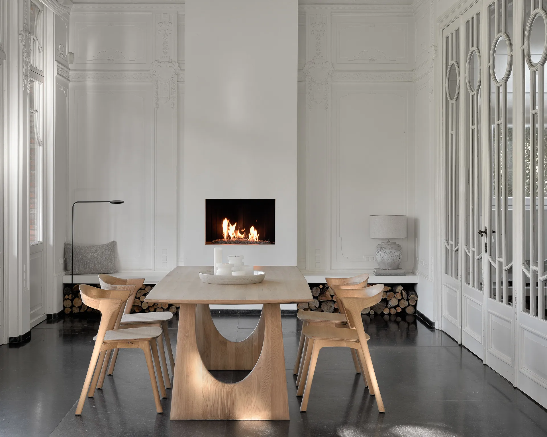 Geometric mesa de jantar, Carvalho 220x100 cm Ethnicraft