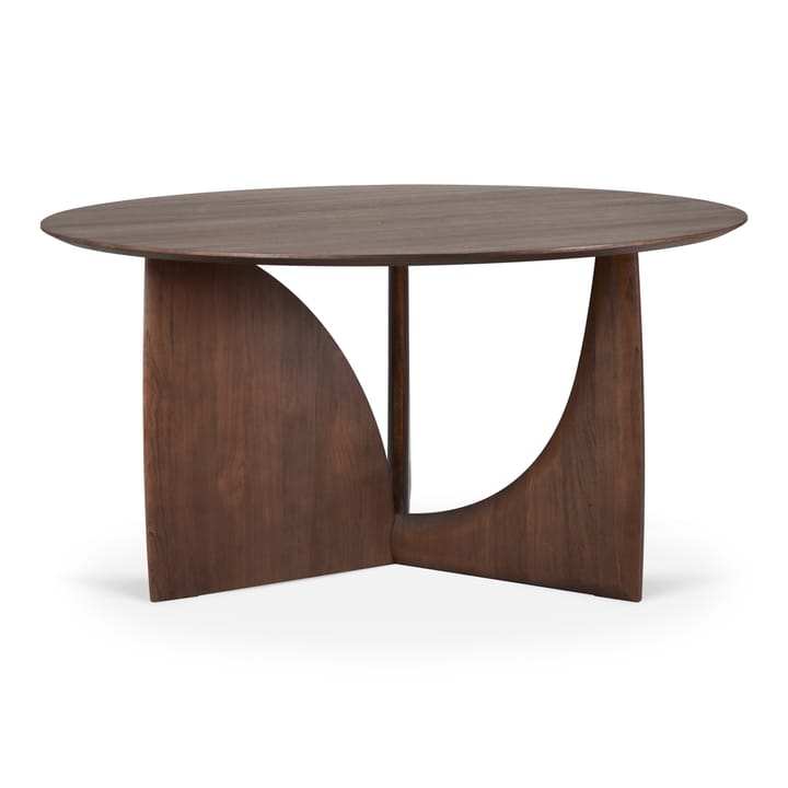 Geometric mesa de jantar - Teca envernizada escura 150 cm - Ethnicraft