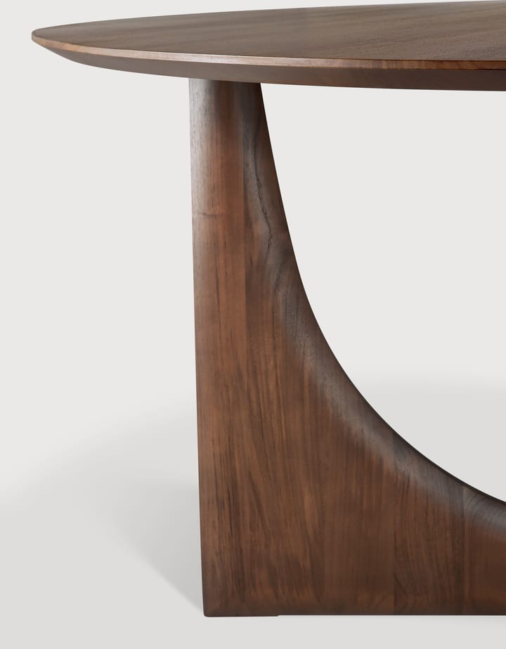 Geometric mesa de jantar, Teca envernizada escura 150 cm Ethnicraft