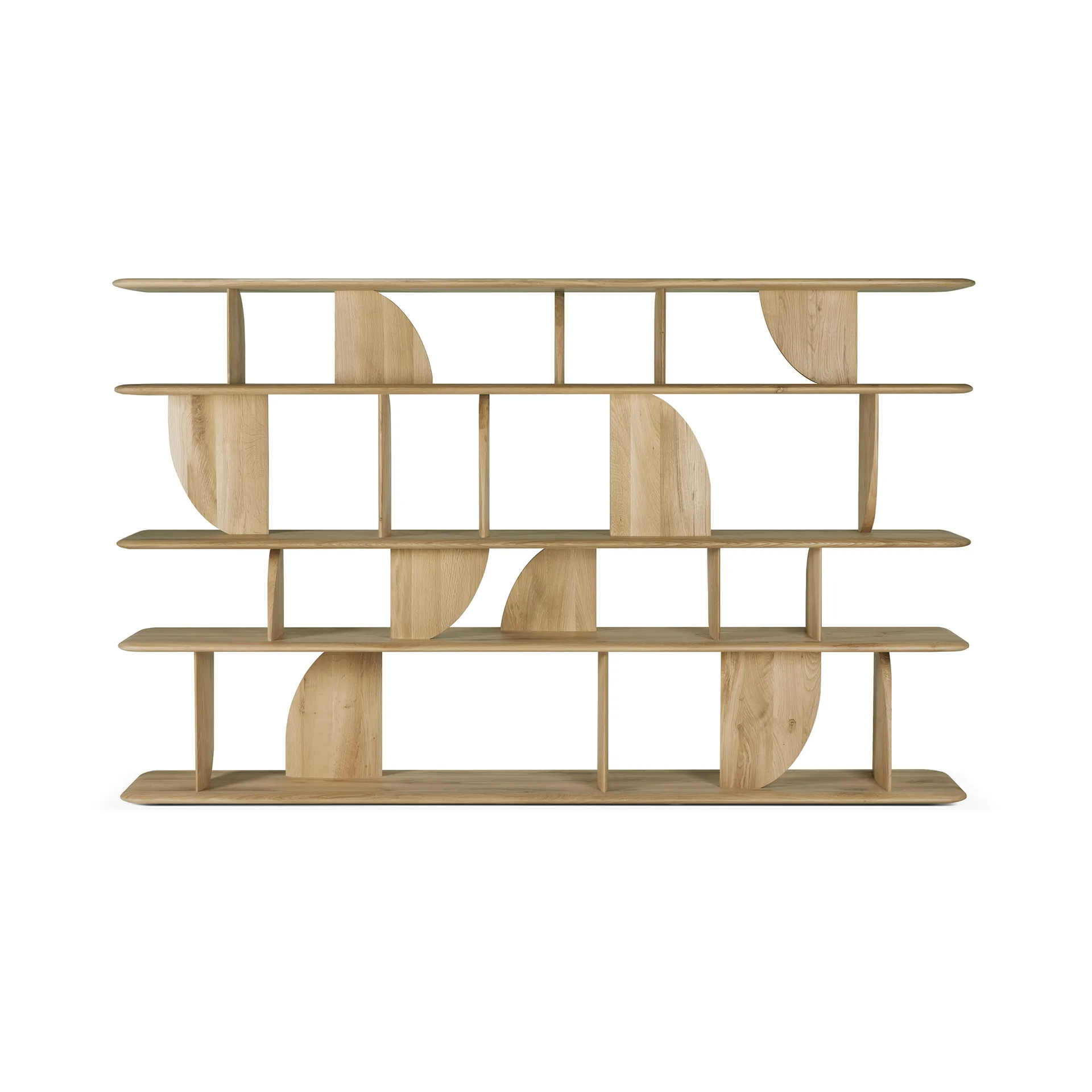 Geométrica estante, Carvalho Ethnicraft