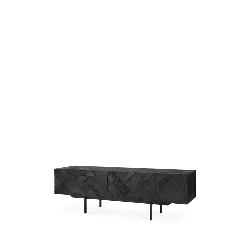 Graphic móvel de TV, Preto 162 cm Ethnicraft