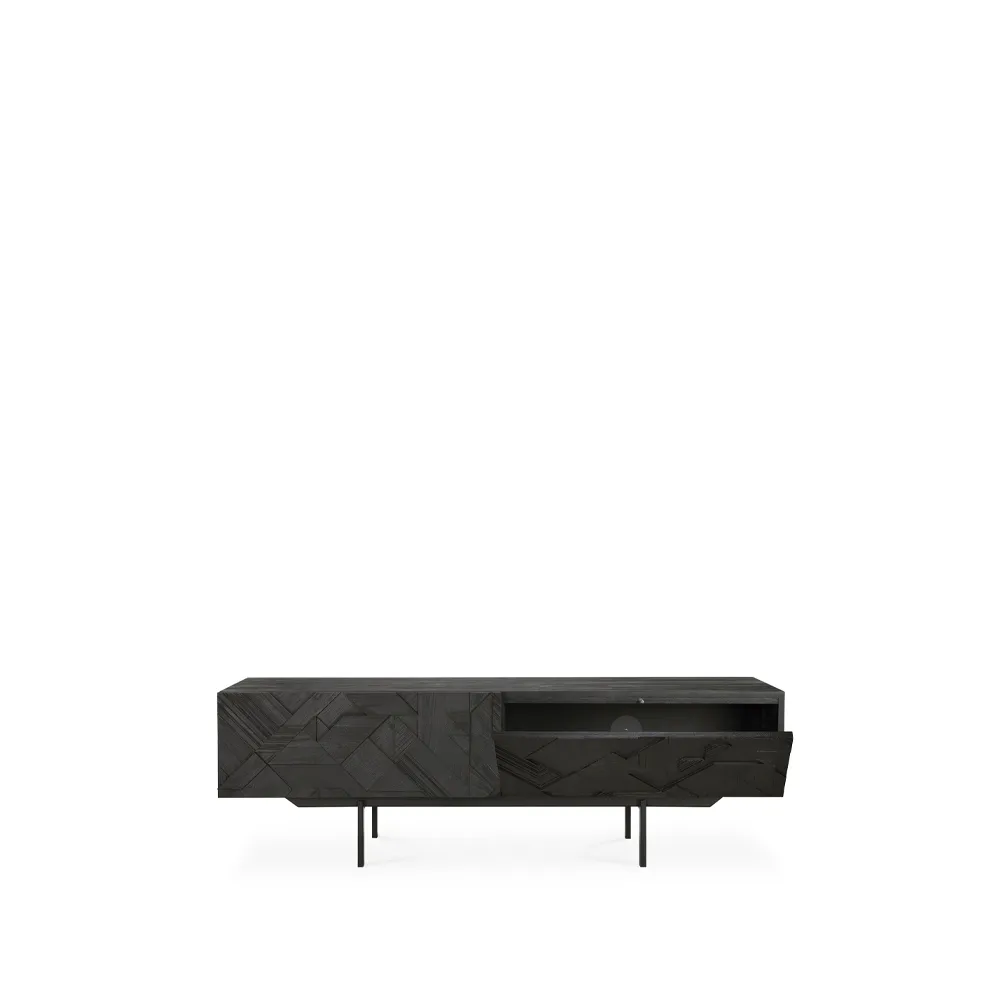 Graphic móvel de TV, Preto 162 cm Ethnicraft