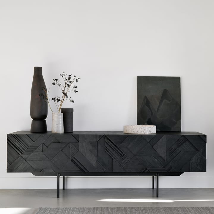 Graphic móvel de TV, Preto 162 cm Ethnicraft