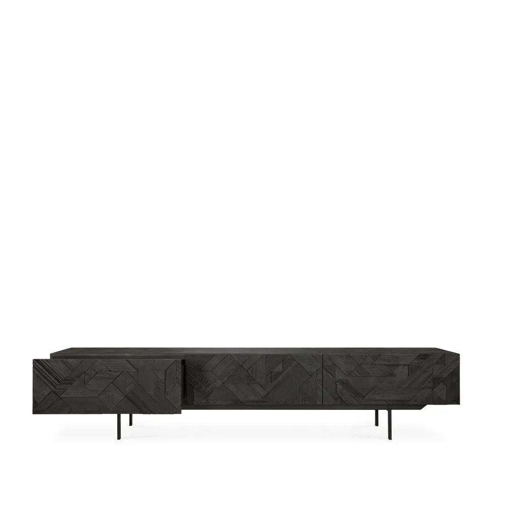 Graphic móvel de TV, Preto 242 cm Ethnicraft