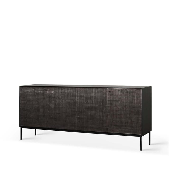 Grooves aparador, Black 4 portas Ethnicraft