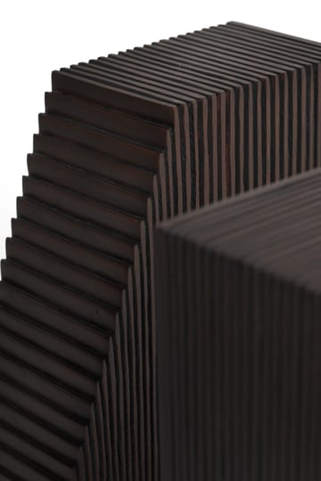Grooves apoio para livros 2 unidades - Mogno castanho escuro - Ethnicraft