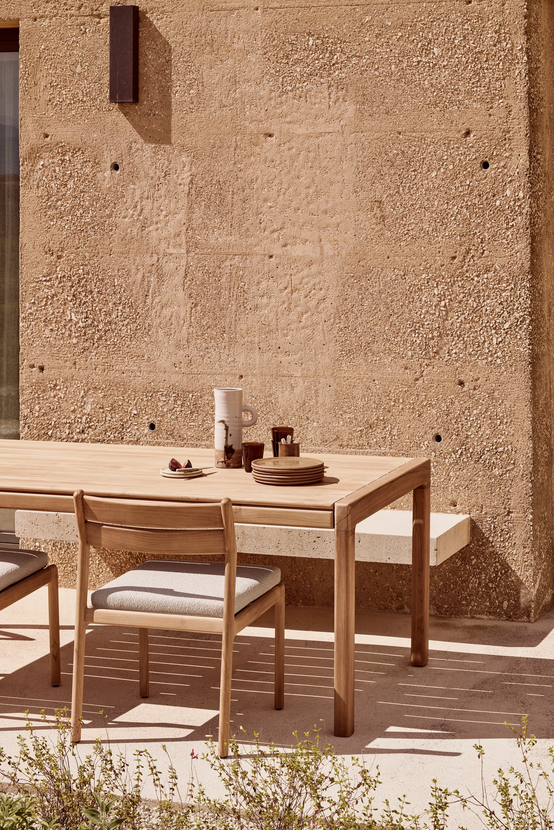 Jack Outdoor Dining cadeira, Off-white Ethnicraft