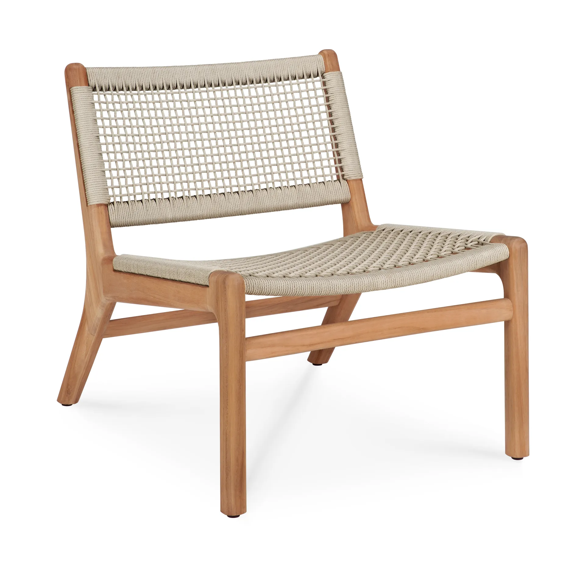 Jack outdoor poltrona de lounge em teca, Beige Ethnicraft
