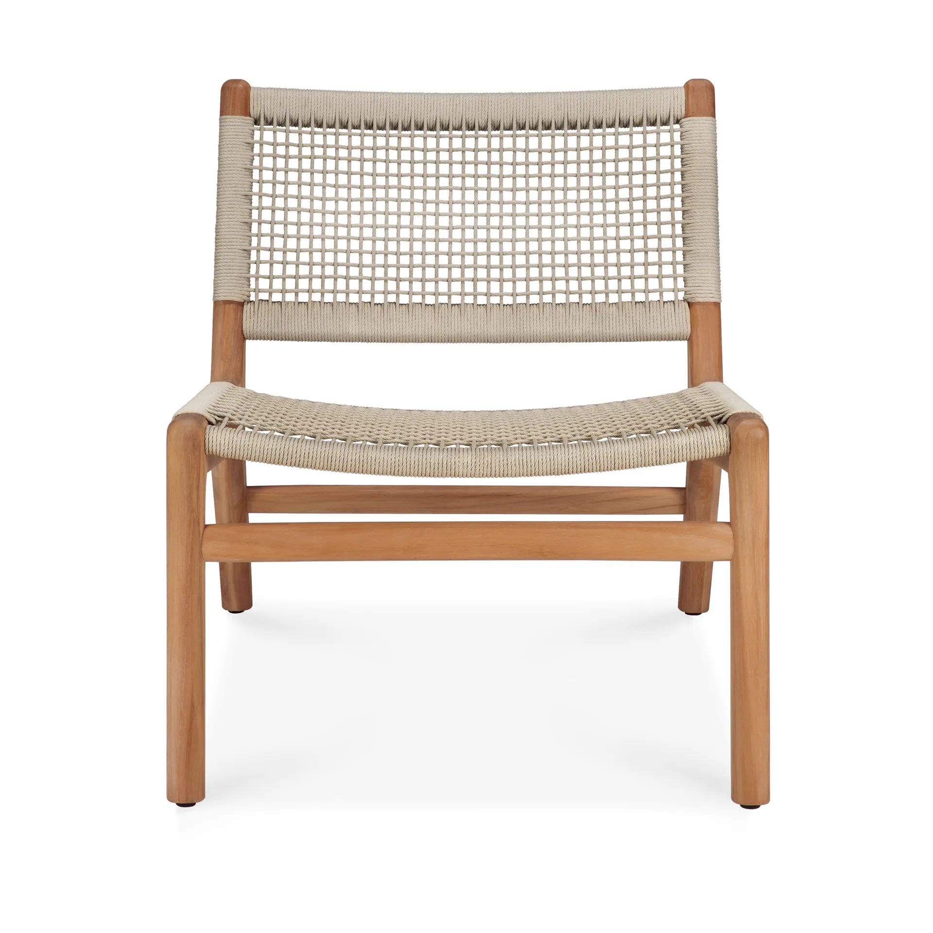 Jack outdoor poltrona de lounge em teca, Beige Ethnicraft