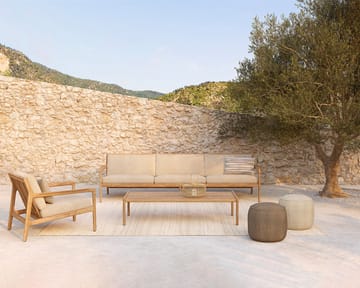 Jack outdoor poltrona de lounge em teca - Natural - Ethnicraft