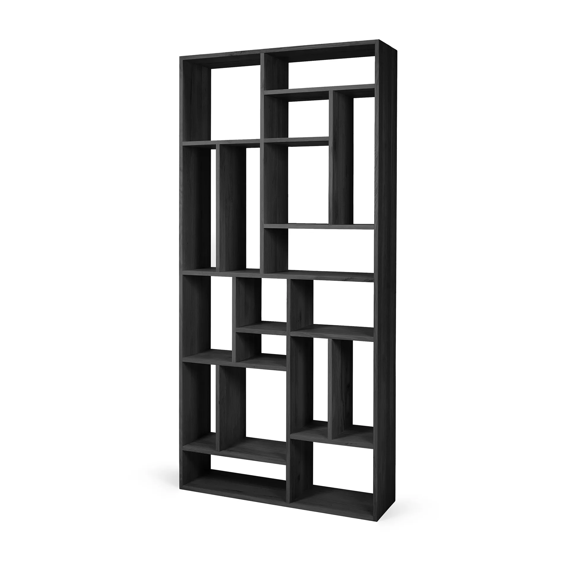 M Rack estante de livros grande, Carvalho preto Ethnicraft