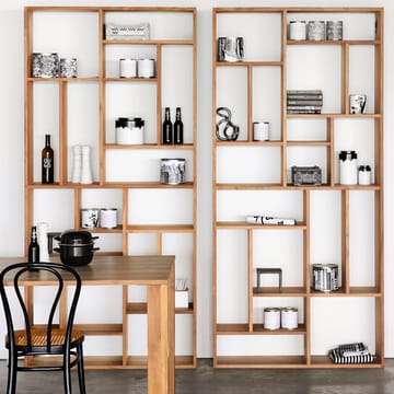M Rack estante de livros grande - Teca - Ethnicraft